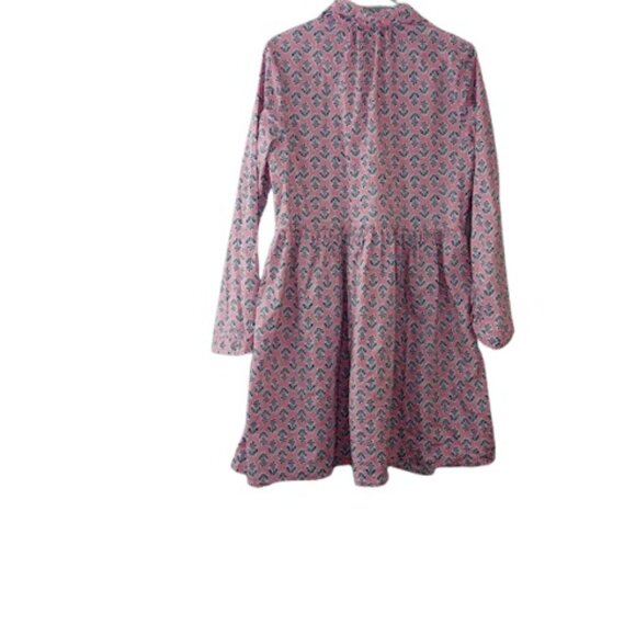J. Crew Womens Collared Mini Shirt Dress Pink Floral Printed Poplin 12 - Picture 3 of 3